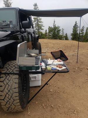 Aluminum Camping Tire Table - Larger