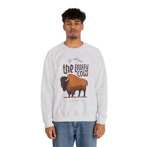 Do Not Pet the Fluffy Cow - Unisex Crewneck Sweatshirt